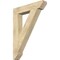 Ekena Millwork Traditional Slat Rough Sawn Bracket, Douglas Fir, 6"W x 34"D x 46"H BKT06X34X46TRA06RDF - alternate 1